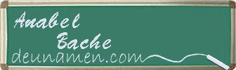 Anabel Bache Visitenkarte